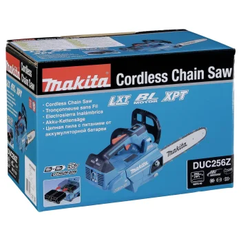 Makita DUC256Z Cordless Top Handle Chainsaw Twin 18V LXT 25 cm Bare Unit