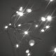 Christmas Wire Fairy Lights 100 LED Battery Operated, 10 m, Cold White
