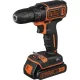 Black & Decker BDCDC18KB-QW Cordless Drill Driver 18V, 2x 1.5Ah, Case