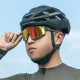 Rockbros SP258 ROAD TO SKY Polarized Cycling Glasses Orange Lenses - Green