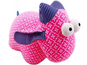 Large Mascot Soft Toy Pink Sheep
