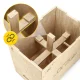 4FIZJO Wooden 3-in-1 Plyometric Box for Jump Training 50 x 75 x 60 cm