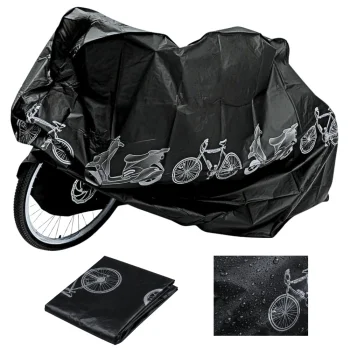 Waterproof Bicycle Cover 200x105 cm, Black