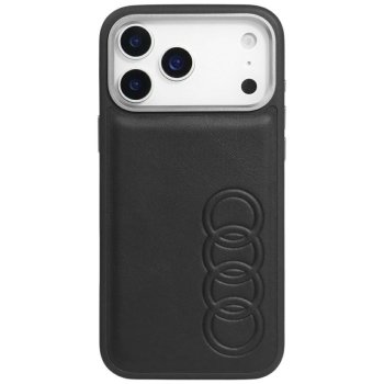 Audi TT Synthetic Leather MagSafe Phone Case Cover iPhone 17 Pro - black