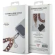 Guess Universal Hand Strap Saffiano Chain 4G Charm, Brown/Gold