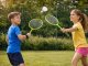 Badminton Racket Set 2 Pack with Carrying Cover, Green