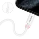 Dudao L6X USB-C to Lightning PD 20W Cable, 1m, White