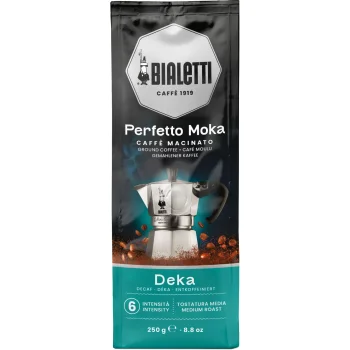 Bialetti Perfetto Moka Deka Decaffeinated Ground Coffee, 250g