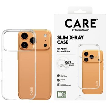 CARE by PanzerGlass Fashionable X-Ray Soft Basic Phone Case Cover iPhone 17 Pro - Transparent