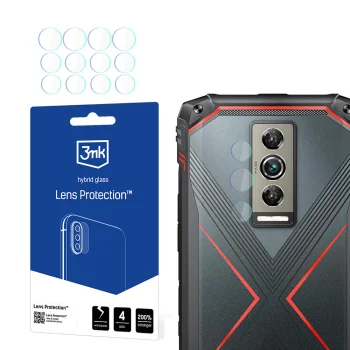 3mk Lens Protection hibridinis kameros apsauginis stiklas Doogee Blade 10 / Pro / Ultra