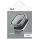 Uniq Voute Case with Tempered Glass for Apple Watch 10/11 46mm, Silver