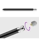 Tech-Protect USP100 Passive Touch Stylus Pen with 4 Tips, Black