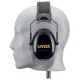 Uvex K20 Foldable Earmuffs, SNR 33 dB, Black / Yellow