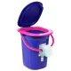 GreenBlue GB320BR Portable Toilet, 19L, Navy/Pink