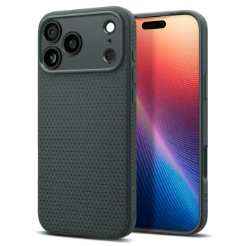 Spigen Liquid Air Case for iPhone 17 Pro, Green