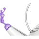 Alessi 9093 VA Whistling Kettle 2.0L, Induction Compatible, Silver / Violet