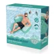 Bestway Comfort Plush Pro Inflatable Floating Chair, 145x120 cm, Blue/White