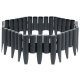 Garden Edging Plonos 7.2 ft No-Dig Landscape Border PL-961, grey