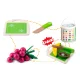 RK-872 Ricokids Kids Toy Wooden Cutting Fruits in a Bucket