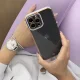 Case for Samsung Galaxy A13 5G with Gold Frame Gel Cover, White