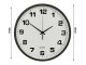 Wall Silent Round Clock 30 cm, Black