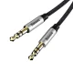 Baseus Yiven 3.5mm AUX Audio Cable, 1m, Black/Silver