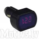 Car Battery Electric Cigarette Lighter Voltmeter Voltage Meter DC 12V