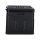 Portable Folding Camping Toilet 20L Travel Potty with Bags, Black