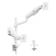 Ergo Office ER-692 W Dual Monitor Mount, Gas Spring, 17\"-32\", 1-10kg, White