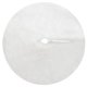 Ruhhy Christmas Tree Skirt Mat, 90 cm, White