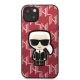 Karl Lagerfeld Monogram Ikonik Patch Case for iPhone 13 mini, Red