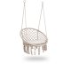 Sofotel Boho Hanging Hammock Chair Swing for Patio and Bedroom, beige