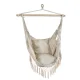 Gardlov Hammock Chair with Cushions, Beige