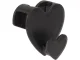 Clothes Hanger Organizer Hooks for Wardrobe, 12 pcs, Black
