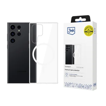 3mk Clear MagCase for Samsung Galaxy S23 Ultra, Transparent