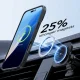 ESR Classic Hybrid Kickstand Halolock MagSafe Case + Glass for iPhone 16, Black