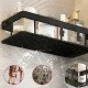 Aluminum Bathroom Shelves, Set of 2