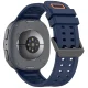 Tech-Protect Silicone Air Watch Strap for Samsung Galaxy Watch 40/44/46 mm - Navy Blue