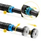 4Fizjo Adjustable Doorway Pull-Up Bar 66-100 cm, Black/Blue