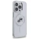 Karl Lagerfeld iPhone 14 Pro Max Case IML Metal Karl & Choupette MagSafe, White