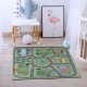 Large Foam Puzzle Play Mat for Kids City 90.5x90.5 cm 21 pcs ECOTOYS