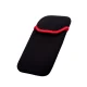 Neoprene Sleeve Case for Tablets up to 7\", Black / Red