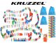 Kruzzel koka domino komplekts ar trasi, 1131 elements