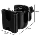 Kruzzel 2w1 Stroller Holder for Bottle and Phone, Black