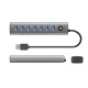 Orico CL7U-U3 USB Hub 7x USB-A 3.0, USB-C 5V/3A Power Port, 1m Cable, Gray