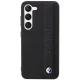 BMW BMHCS23M22RDPK Leather Textured & Stripe Case Samsung Galaxy S23+ Black