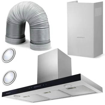 Cooker Hood Berdsen BE-90S 90 cm Inox