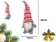 Christmas Gnome, Grey, 38 cm