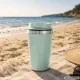 Anti-Spill Thermal Mug with Suction Cup, 380ml, Green
