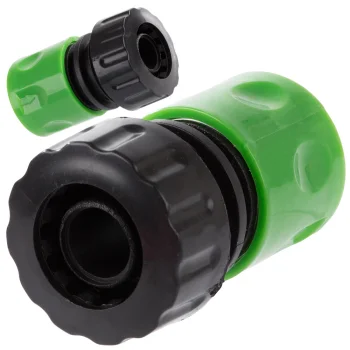 Quick Connector for Garden Hose 3/4", Green